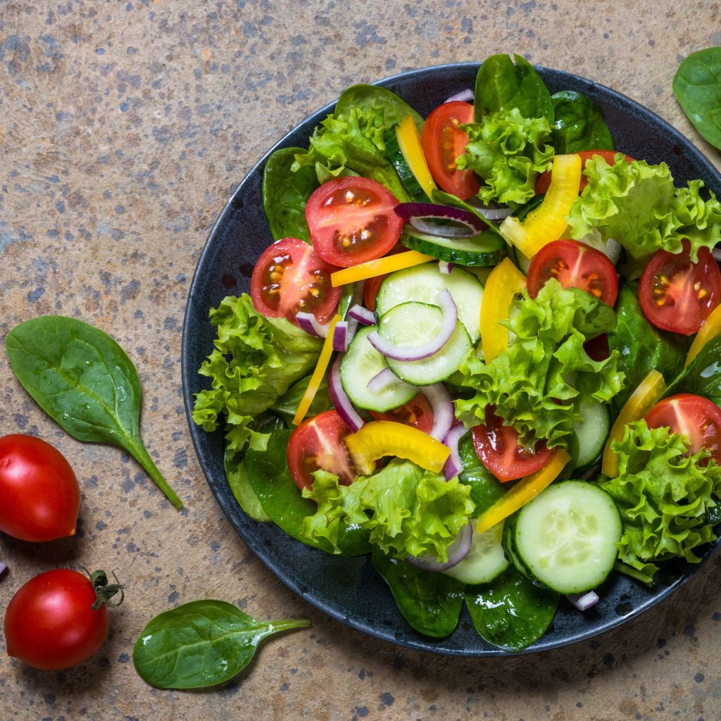 Salad, Greens, Bowl